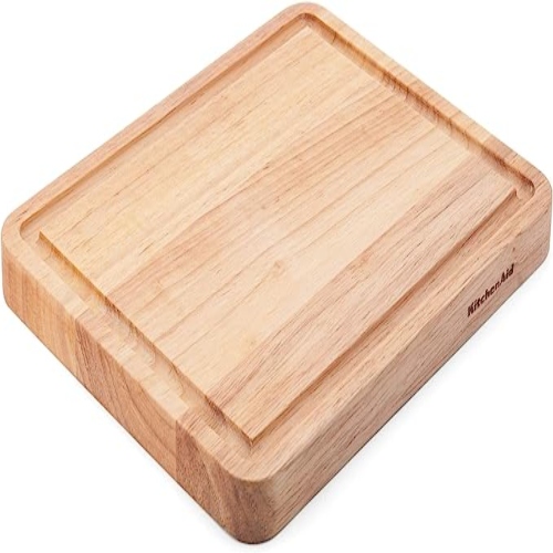 8-inch x 10-Inch Rubberwood Cutting Board